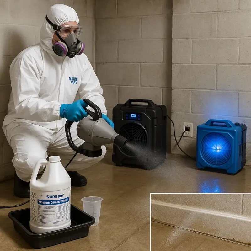 Sanitization and Odor Removal process in Pine Hills, CA