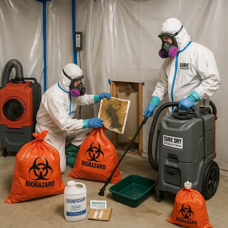 Contaminated Water Handling Protocols process in Pine Hills, CA